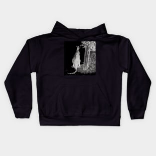 Wallaby in the Night! Kids Hoodie